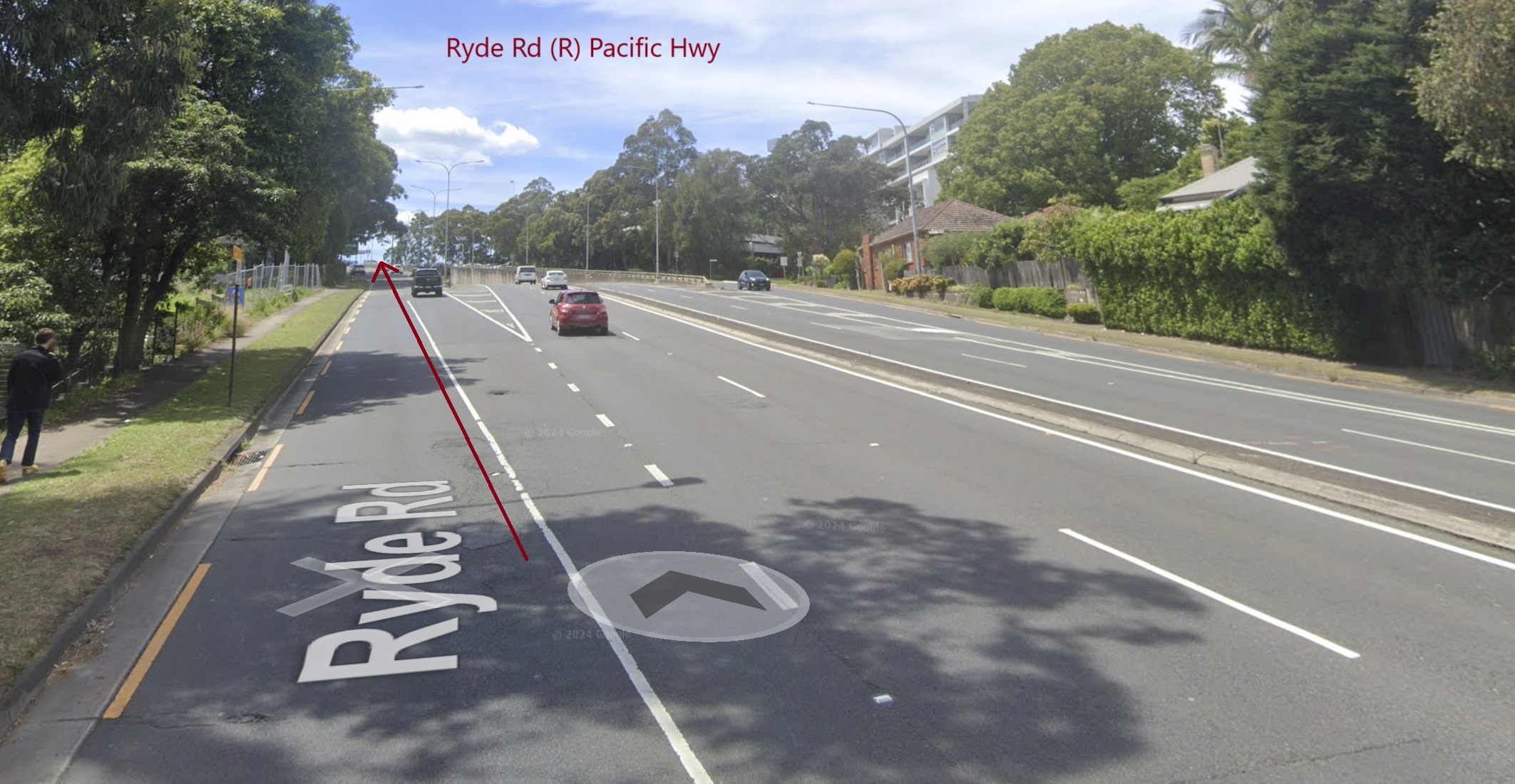 Charter - Cherrybrook Tech HS to Turramurra HS and St Ivy HS -Ryde Rd (R) Pacific Hwy